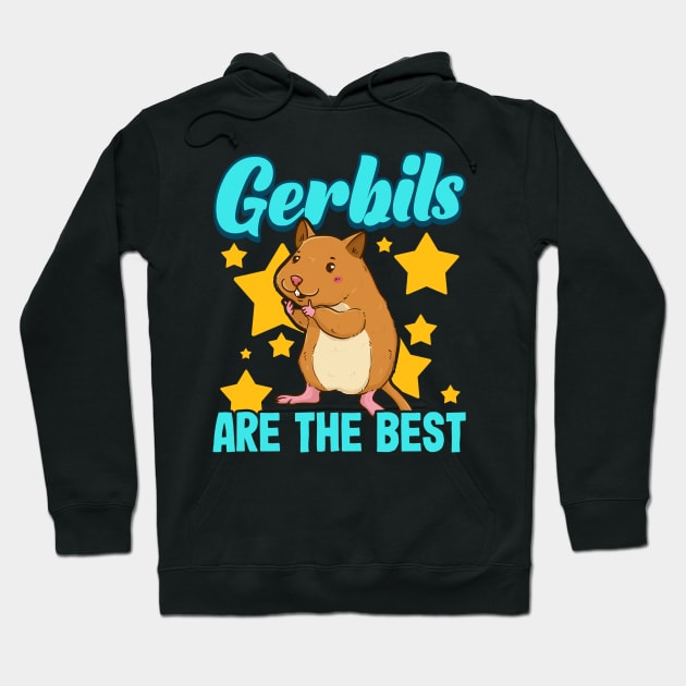 Cute & Funny Gerbils Are The Best Pet Owners Hoodie by theperfectpresents